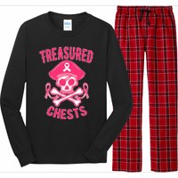 Breast Cancer Awareness Treasured Chests Ribbon Long Sleeve Pajama Set