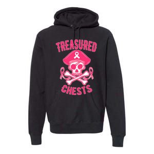 Breast Cancer Awareness Treasured Chests Ribbon Premium Hoodie