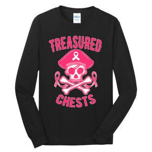 Breast Cancer Awareness Treasured Chests Ribbon Tall Long Sleeve T-Shirt