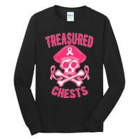 Breast Cancer Awareness Treasured Chests Ribbon Tall Long Sleeve T-Shirt