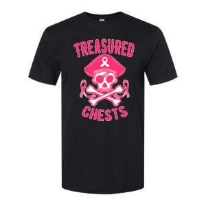 Breast Cancer Awareness Treasured Chests Ribbon Softstyle CVC T-Shirt