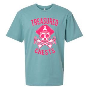 Breast Cancer Awareness Treasured Chests Ribbon Sueded Cloud Jersey T-Shirt