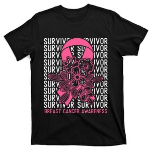 Breast Cancer Awareness Pink Ribbon Survivor T-Shirt