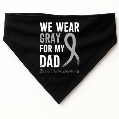 Brain Cancer Awareness T USA-Made Doggie Bandana