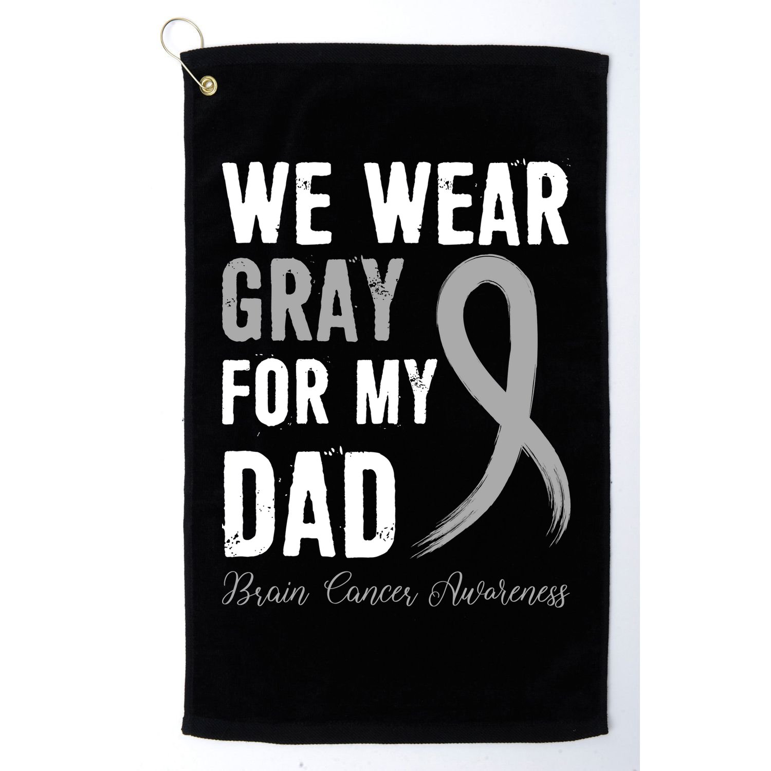 Brain Cancer Awareness T Golf Towel