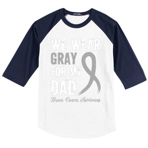 Brain Cancer Awareness T Baseball Sleeve Shirt