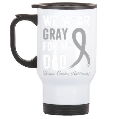 Brain Cancer Awareness T Stainless Steel Travel Mug