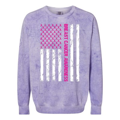 Breast Cancer Awareness Colorblast Crewneck Sweatshirt