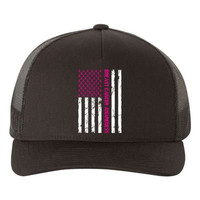 Breast Cancer Awareness Yupoong Adult 5-Panel Trucker Hat