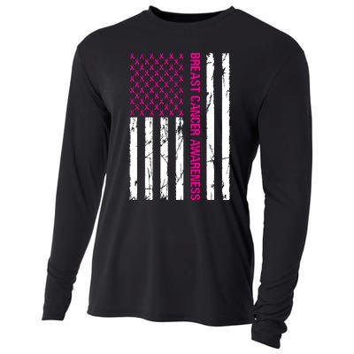 Breast Cancer Awareness Cooling Performance Long Sleeve Crew