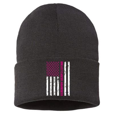 Breast Cancer Awareness Sustainable Knit Beanie