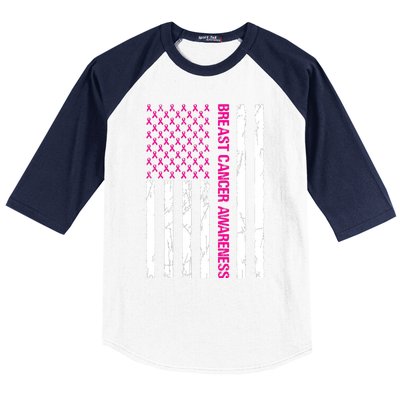 Breast Cancer Awareness Baseball Sleeve Shirt