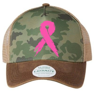 Breast Cancer Awareness Pink Ribbon Legacy Tie Dye Trucker Hat