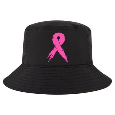 Breast Cancer Awareness Pink Ribbon Cool Comfort Performance Bucket Hat