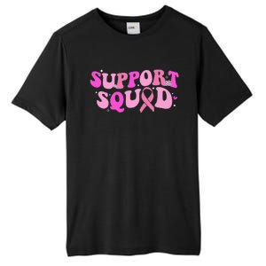 Breast Cancer Awareness Pink Warrior Groovy Support Squad Tall Fusion ChromaSoft Performance T-Shirt