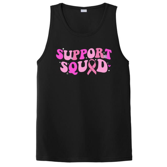 Breast Cancer Awareness Pink Warrior Groovy Support Squad PosiCharge Competitor Tank