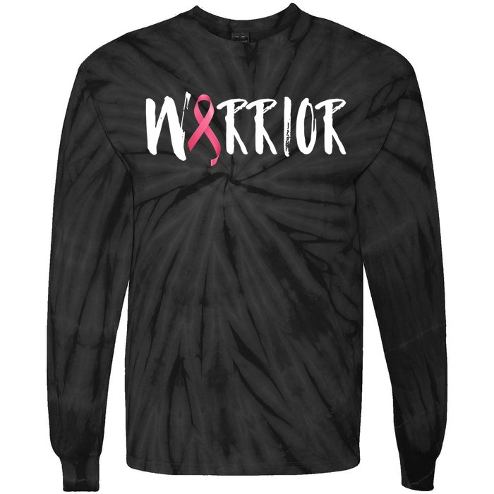 Breast Cancer Awareness Tie-Dye Long Sleeve Shirt