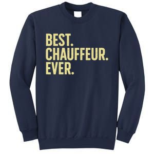 Best Chauffeur Art Dad Job Taxi Limo Driver Sweatshirt