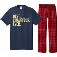 Best Chauffeur Art Dad Job Taxi Limo Driver Pajama Set