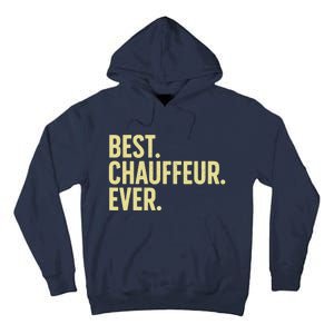 Best Chauffeur Art Dad Job Taxi Limo Driver Tall Hoodie