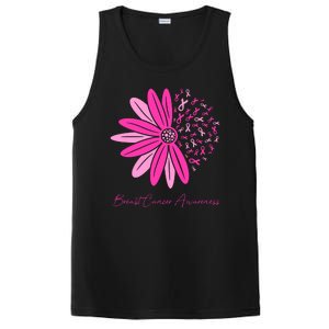 Breast Cancer Awareness Sunflower Ribbon PosiCharge Competitor Tank