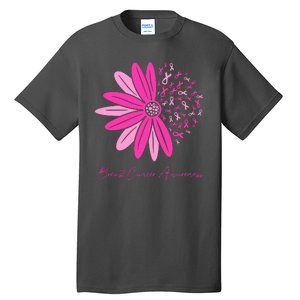 Breast Cancer Awareness Sunflower Ribbon Tall T-Shirt