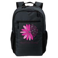 Breast Cancer Awareness Sunflower Ribbon Daily Commute Backpack