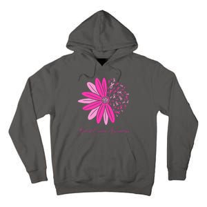 Breast Cancer Awareness Sunflower Ribbon Tall Hoodie