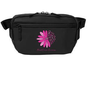 Breast Cancer Awareness Sunflower Ribbon Crossbody Pack