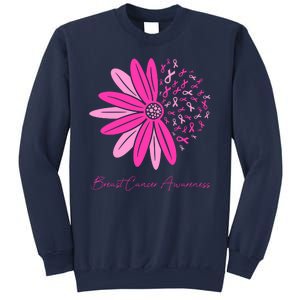 Breast Cancer Awareness Sunflower Ribbon Sweatshirt