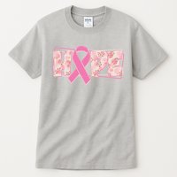 Breast Cancer Awareness Hope Leopard Print Tall T-Shirt