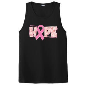 Breast Cancer Awareness Hope Leopard Print PosiCharge Competitor Tank