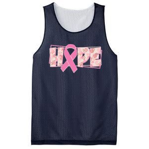 Breast Cancer Awareness Hope Leopard Print Mesh Reversible Basketball Jersey Tank