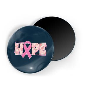 Breast Cancer Awareness Hope Leopard Print Magnet