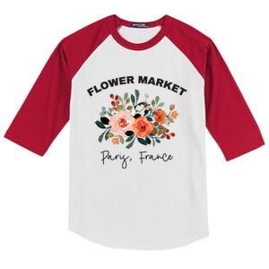 Bella Canvas A Great Teenage Girl Gift Wildflower Kids Colorblock Raglan Jersey