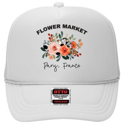 Bella Canvas A Great Teenage Girl Gift Wildflower High Crown Mesh Back Trucker Hat