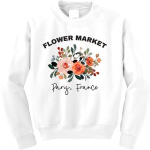 Bella Canvas A Great Teenage Girl Gift Wildflower Kids Sweatshirt