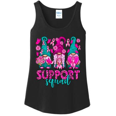 Breast Cancer Awareness For Gnomes Support Squad Ladies Essential Tank