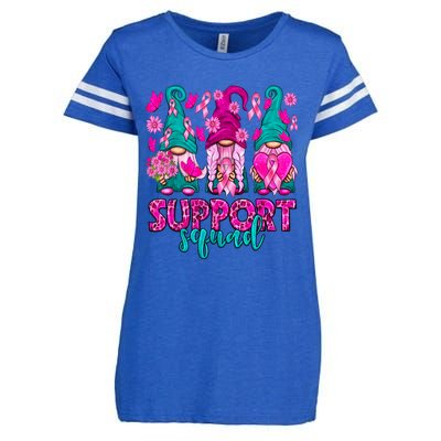 Breast Cancer Awareness For Gnomes Support Squad Enza Ladies Jersey Football T-Shirt