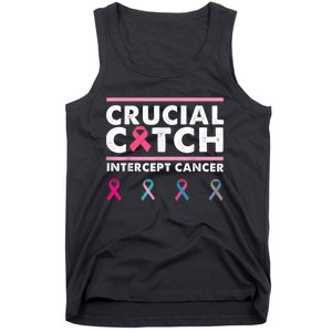 Breast Cancer Awareness Crucial A Catch Intercept Cancer Tank Top