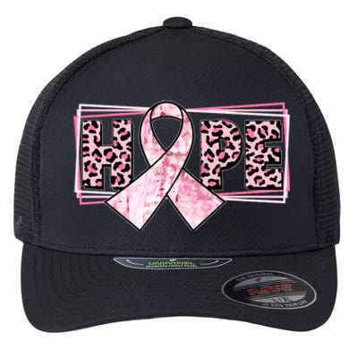 Breast Cancer Awareness Pink Hope Flexfit Unipanel Trucker Cap