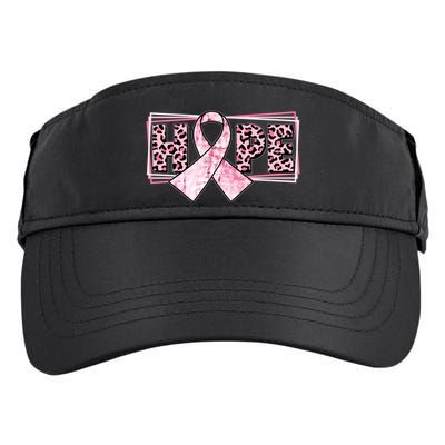 Breast Cancer Awareness Pink Hope Adult Drive Performance Visor