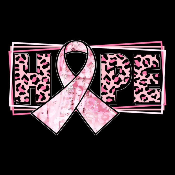 Breast Cancer Awareness Pink Hope Drawstring Bag