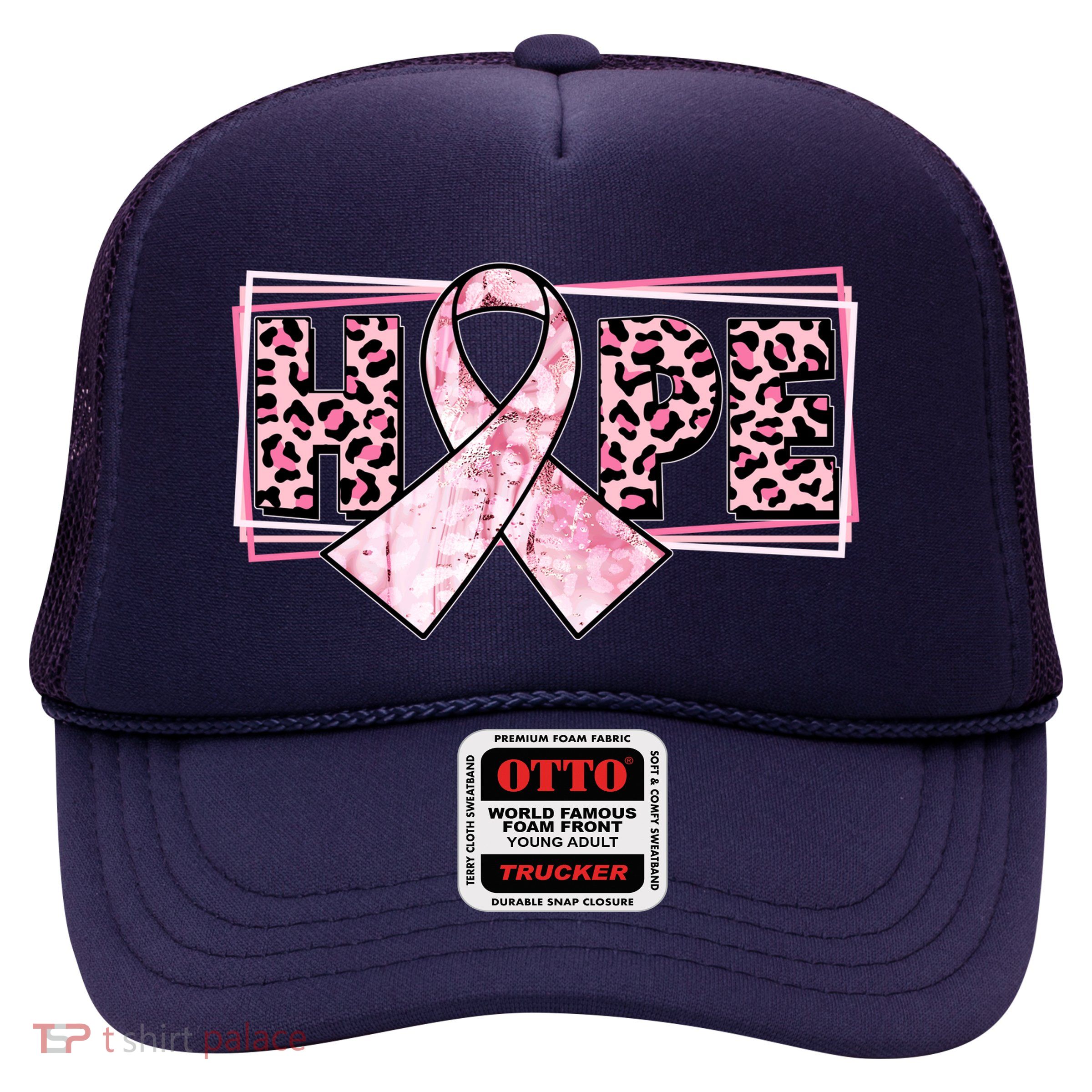 Breast Cancer Awareness Pink Hope Trucker Hat