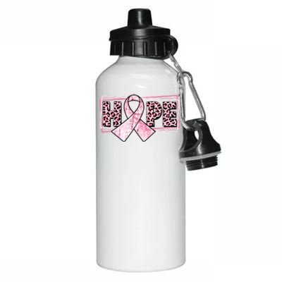 Breast Cancer Awareness Pink Hope Aluminum Water Bottle 