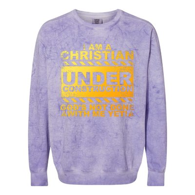 Best Christian Art God Appreciation Religious Colorblast Crewneck Sweatshirt