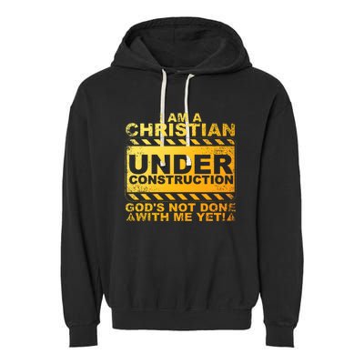 Best Christian Art God Appreciation Religious Garment-Dyed Fleece Hoodie