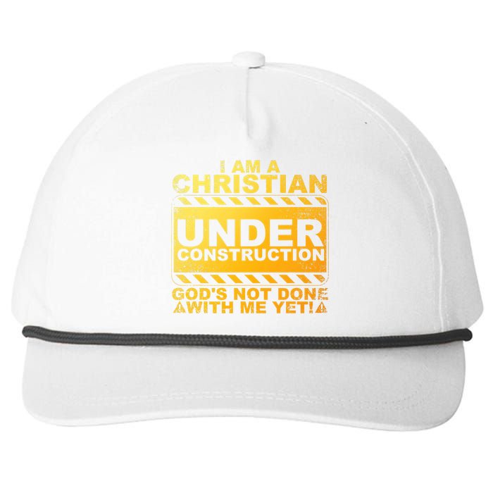 Best Christian Art God Appreciation Religious Snapback Five-Panel Rope Hat