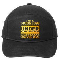 Best Christian Art God Appreciation Religious 7-Panel Snapback Hat