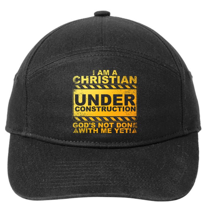 Best Christian Art God Appreciation Religious 7-Panel Snapback Hat